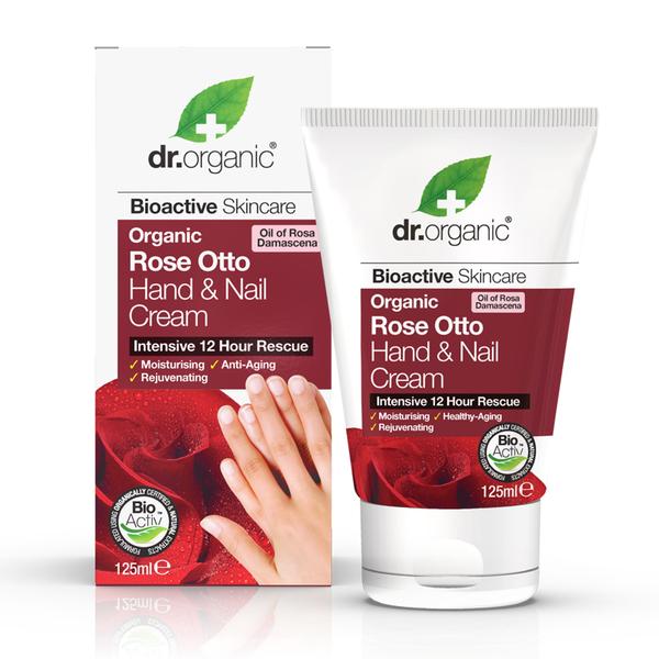 Dr Organic Rose Otto Organic Hand & Nail Cream 125ml